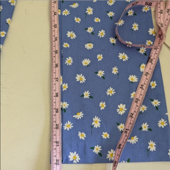 ๐ฉต๐ผ Zara Floral Cotton High Rise Slim Cropped Trouser Capris, S (XS), NWT - Picture 10 of 13